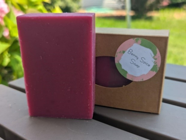 4 oz. Berry Spice soap.